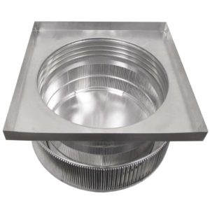 20 inch Roof Vent | Aura Gravity Roof Vent with Curb Mount Flange - AV-20-C4-CMF - Inside